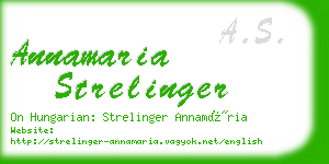 annamaria strelinger business card